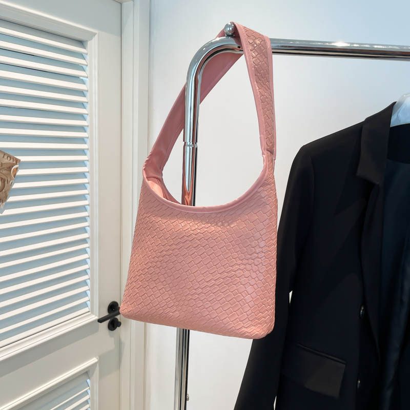 Retro gewebte Bucket-Schultertasche view 4