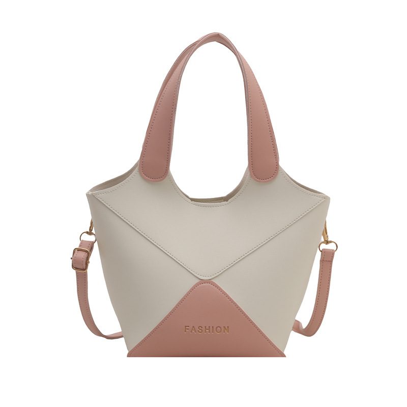 Bucket-Crossbody-Tasche aus PU mit Farbblock view 5