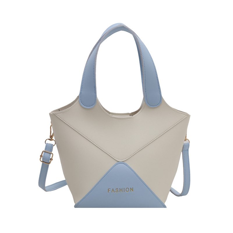 Bucket-Crossbody-Tasche aus PU mit Farbblock view 7