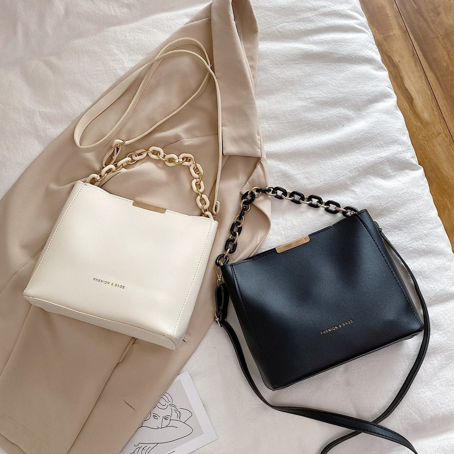 Minimalist Bucket Crossbody Bag view 3