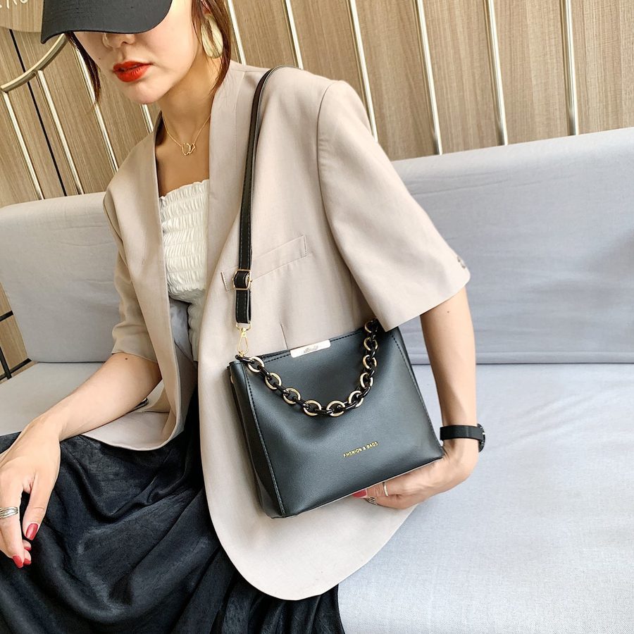 Minimalist Bucket Crossbody Bag view 4
