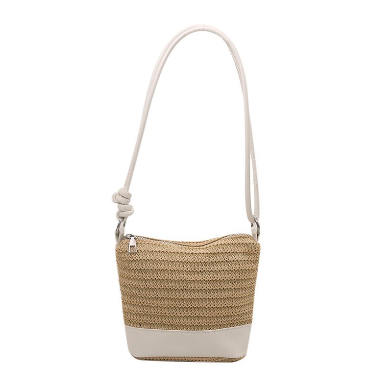 Woven Bucket Crossbody Handbag view 6