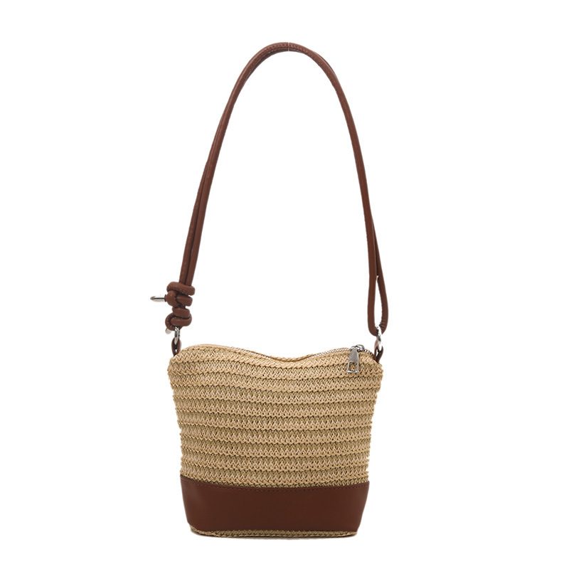 Woven Bucket Crossbody Handbag view 9