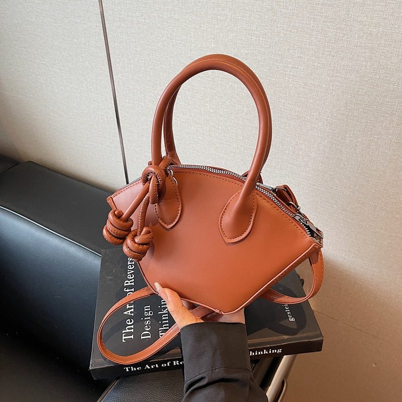 Minimalist Top-Handle Bucket Bag view 3