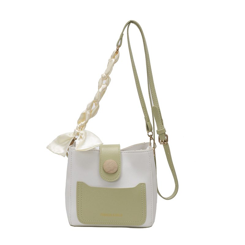 Color-Block Bucket Crossbody Bag view 10