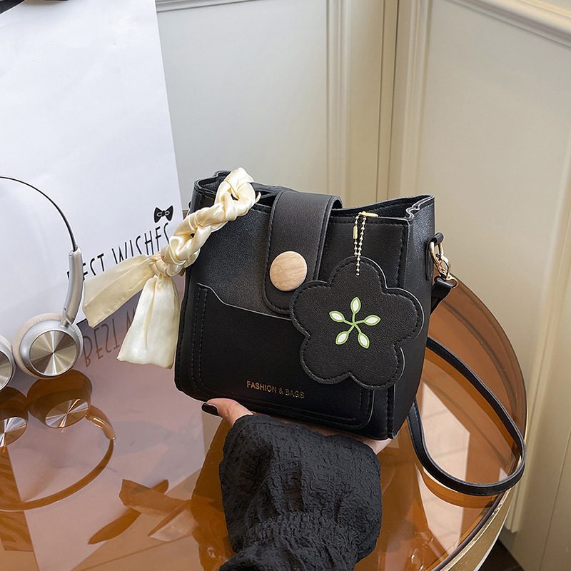 Color-Block Bucket Crossbody Bag view 3