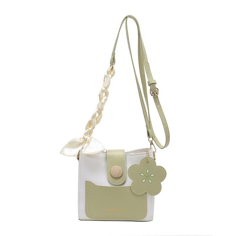 Color-Block Bucket Crossbody Bag view 5
