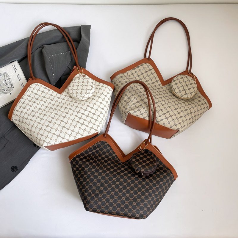 Large Minimalist Bucket Shoulder Bag