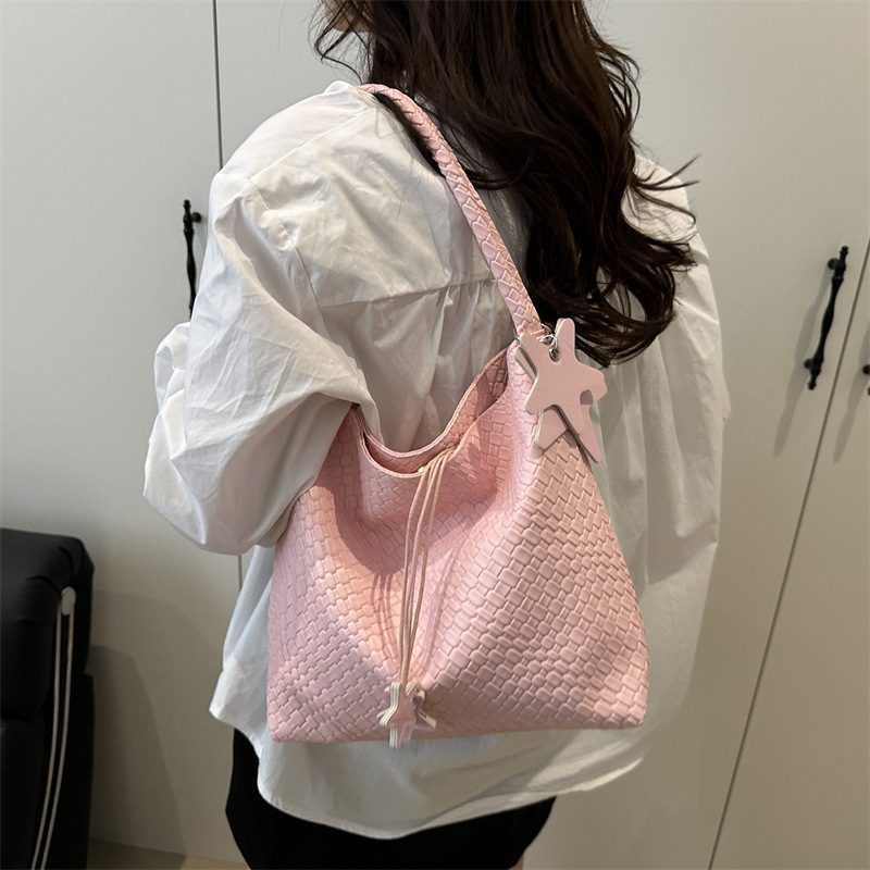 Drawstring Bucket Tote Travel Bag view 3
