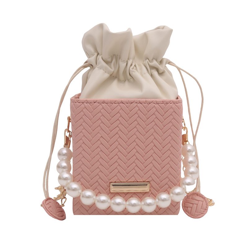 Pearl Top-Handle Bucket Bag view 5
