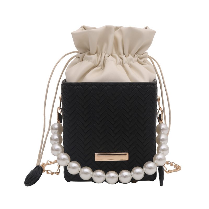 Pearl Top-Handle Bucket Bag view 6