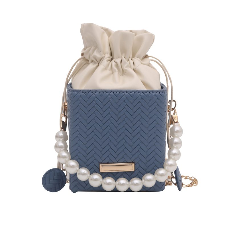 Pearl Top-Handle Bucket Bag view 7