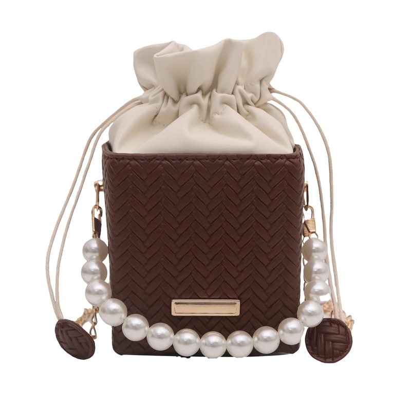Pearl Top-Handle Bucket Bag view 8