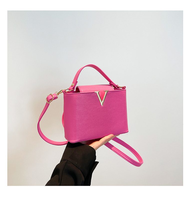 V-Decor Top-Handle Bucket Bag view 10