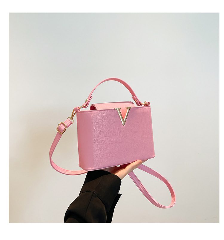 V-Decor Top-Handle Bucket Bag view 11