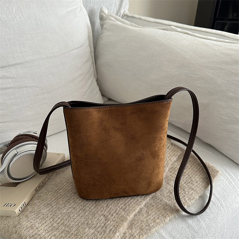 Vintage Bucket Crossbody Shoulder Bag view 4