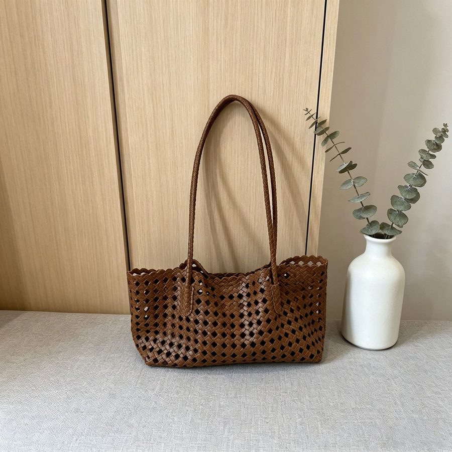 Set Tas Tote Keranjang Anyaman Berlubang view 10