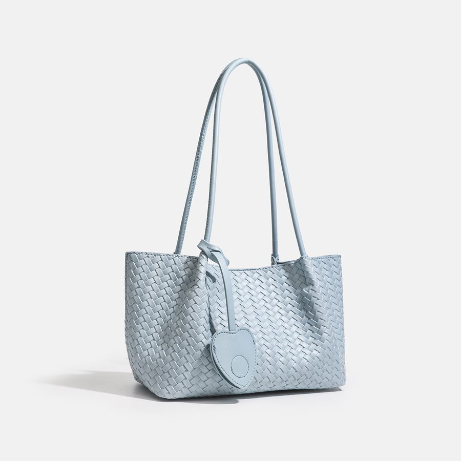 Weiche Leder gewebte Korb-Schultertasche view 9
