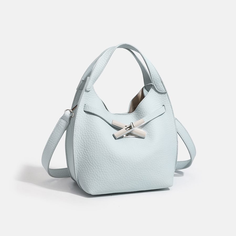 Softleder Bucket Bag mit Lychee-Narbung view 7