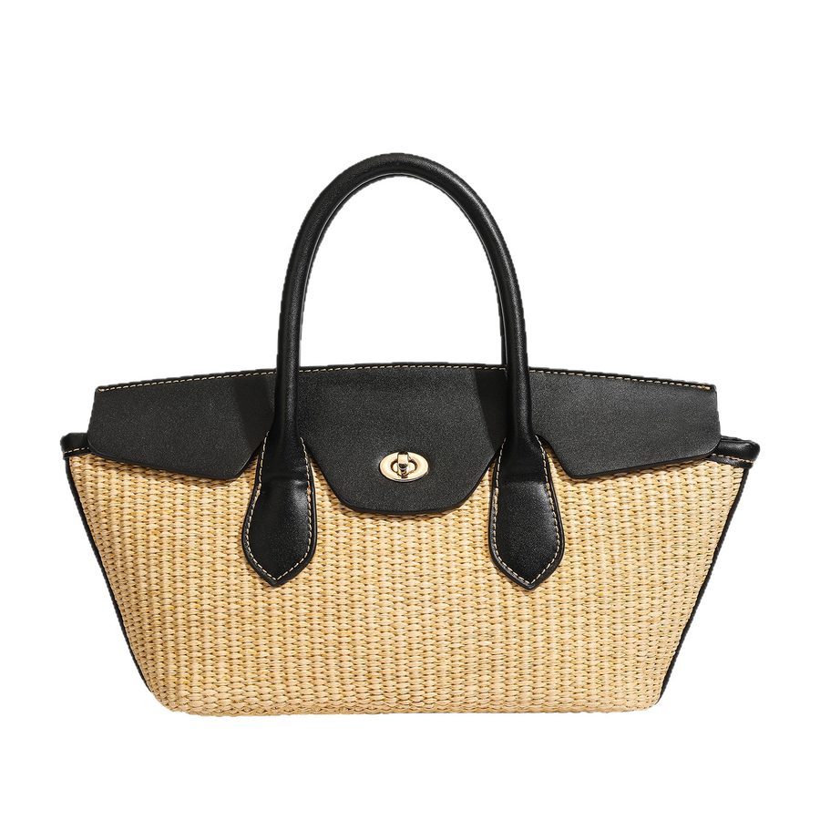 Sac Bandoulière Panier en Tissage Paille view 5
