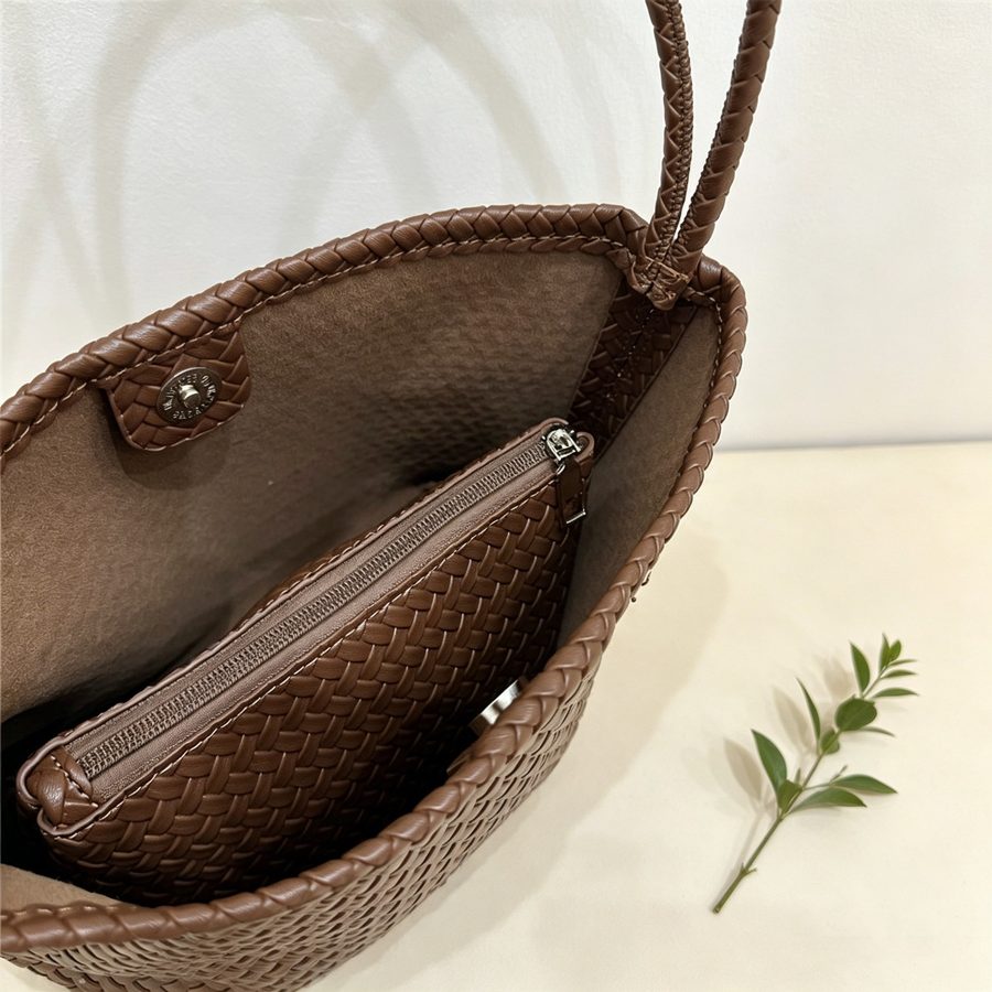 Woven Basket Shoulder Bag view 4