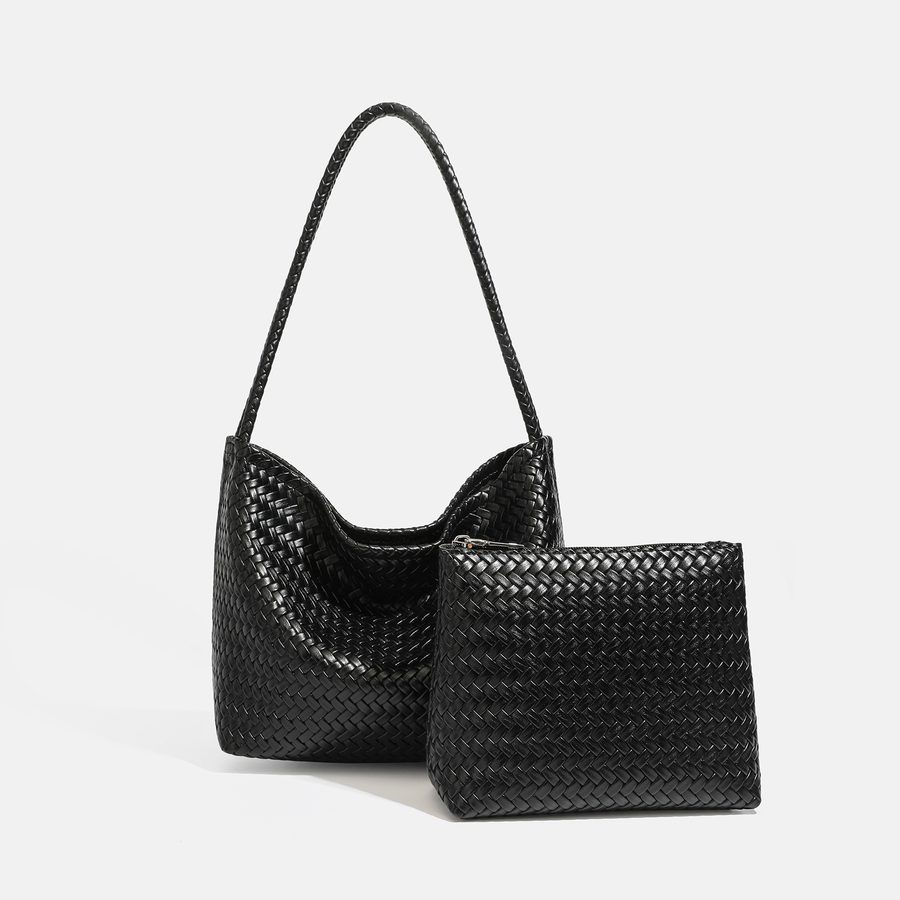 Woven Basket Shoulder Bag view 5