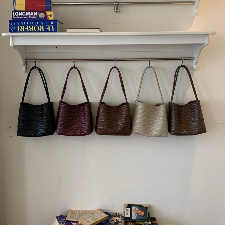 Woven Basket Shoulder Bag view 2