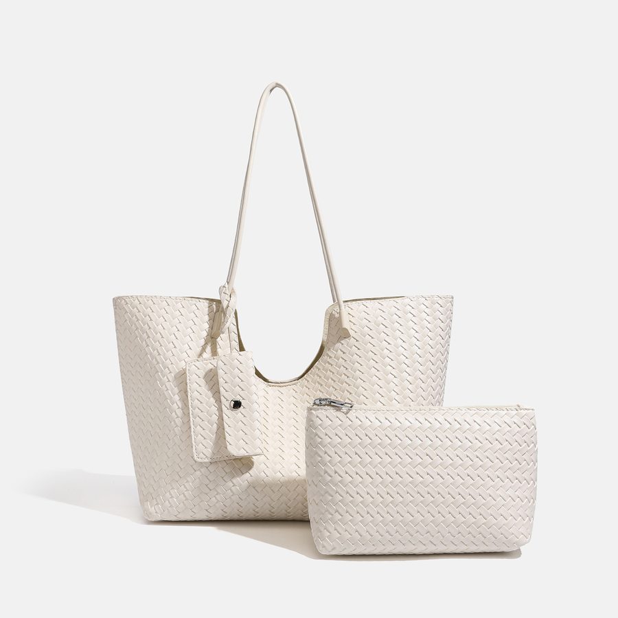 Geflochtene Korb-Bucket-Tote-Tasche groß view 7