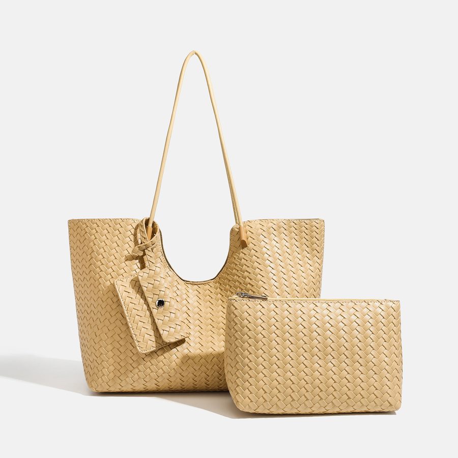 Geflochtene Korb-Bucket-Tote-Tasche groß view 8