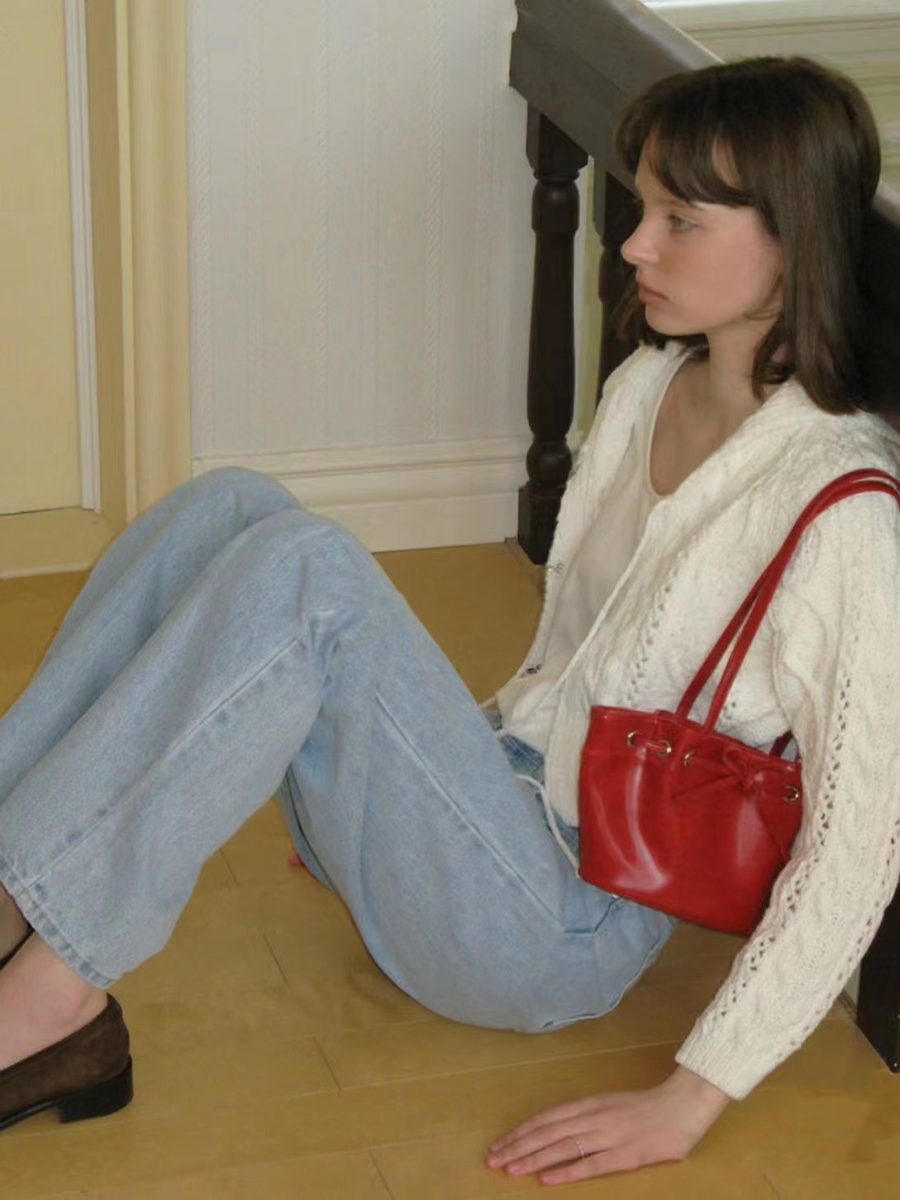 Bow Bucket Shoulder Top-Handle Bag view 10