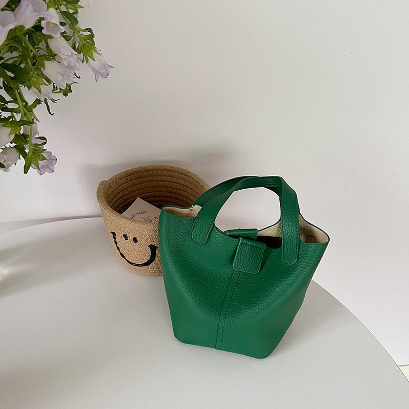 Soft Bucket Top-Handle Crossbody Bag view 3