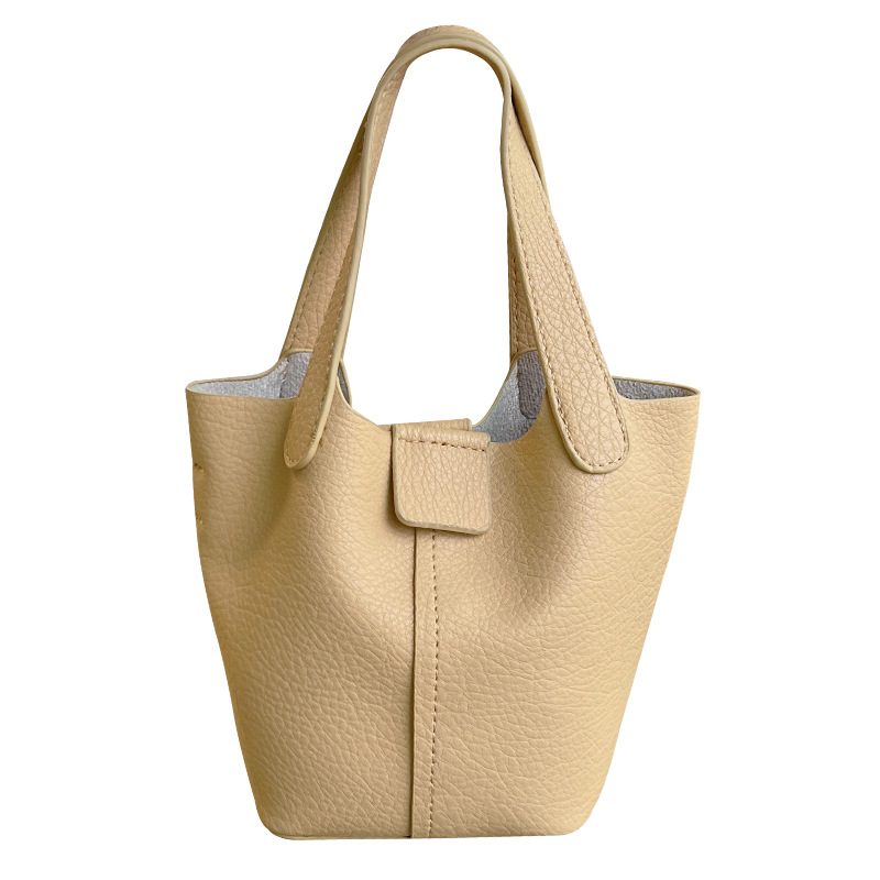 Soft Bucket Top-Handle Crossbody Bag view 5