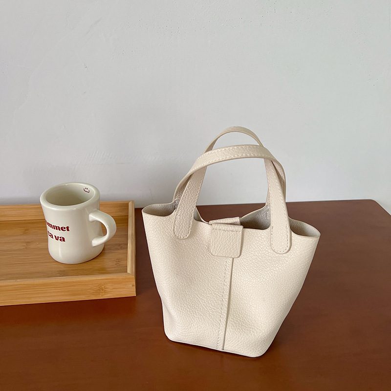 Soft Bucket Top-Handle Crossbody Bag view 6
