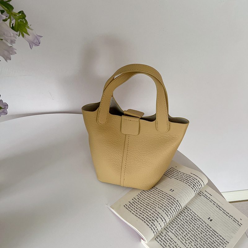 Soft Bucket Top-Handle Crossbody Bag view 7