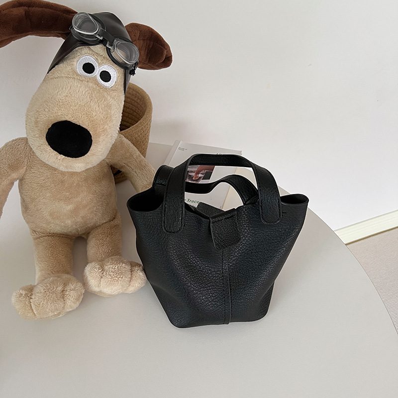 Soft Bucket Top-Handle Crossbody Bag view 9
