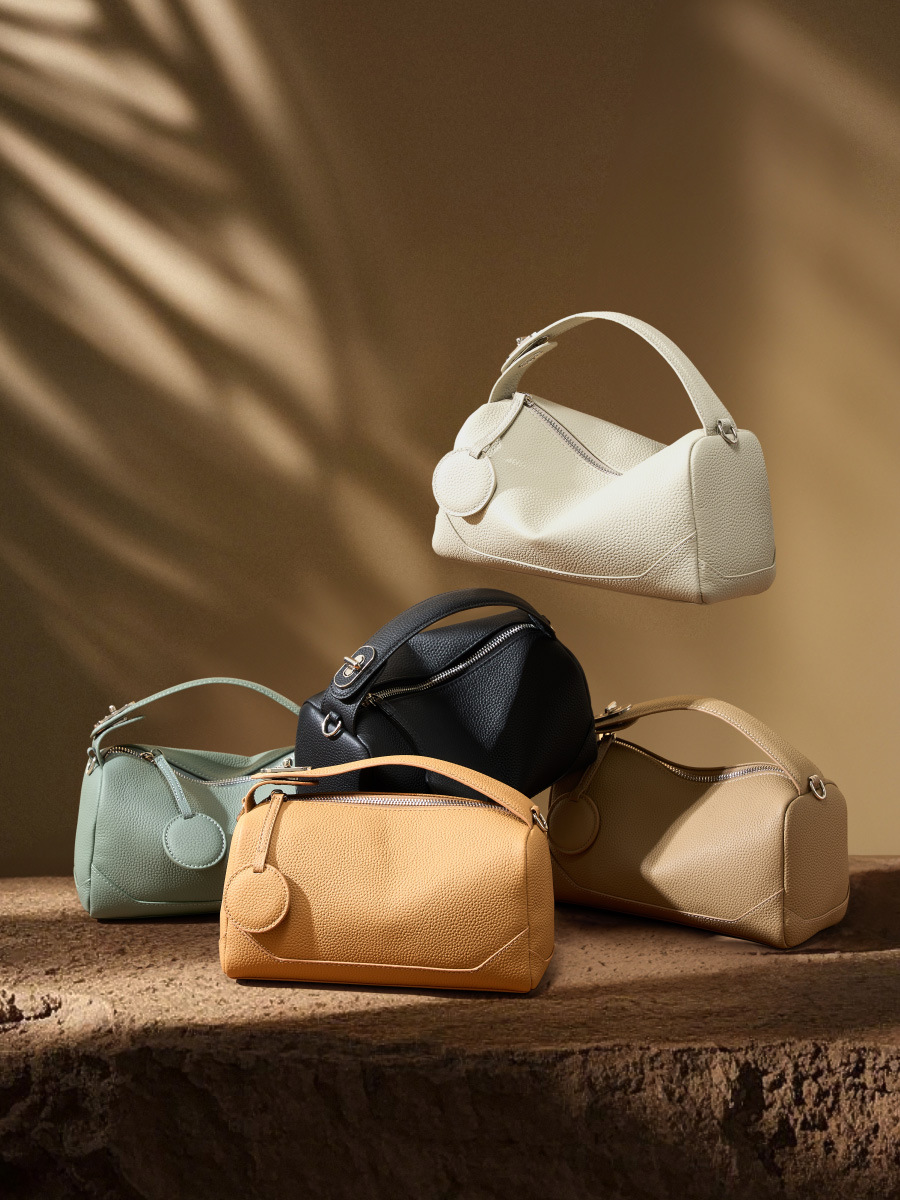 YY-CRO-002 mini phone crossbody bag in beige — wholesale cellphone crossbody YANYAN