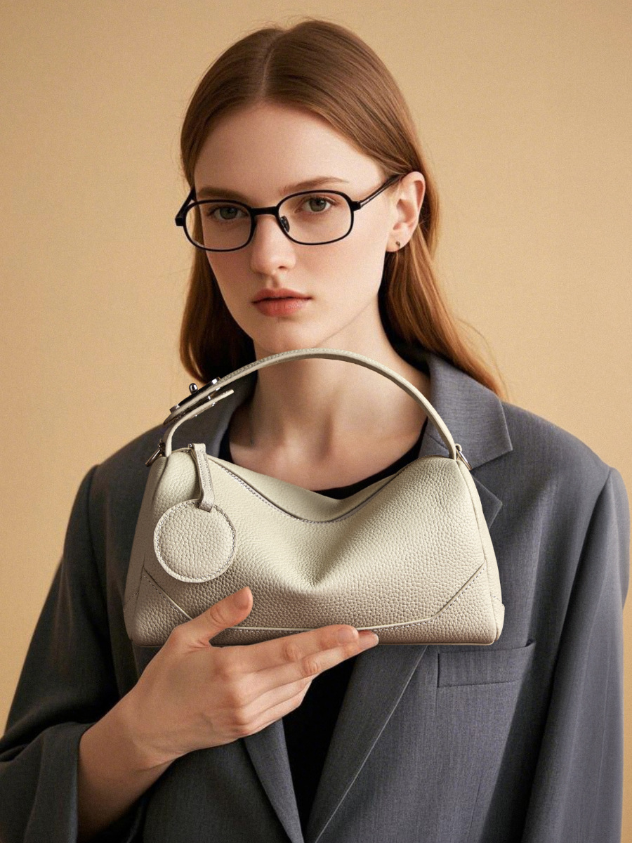 Mini Phone Crossbody — Beige view 2