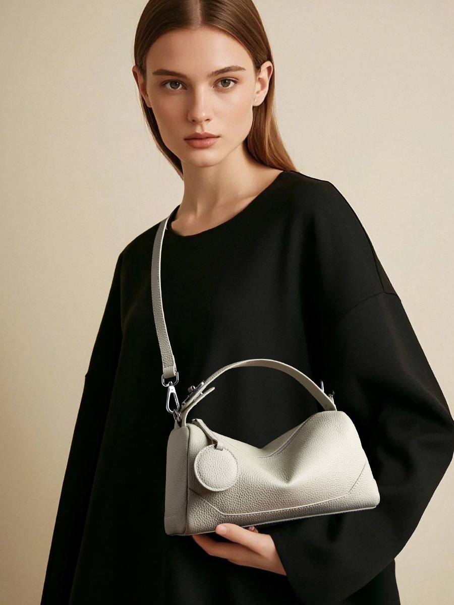 Mini Phone Crossbody — Beige view 4