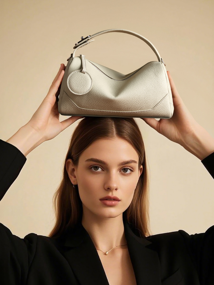 Mini Phone Crossbody — Beige view 5