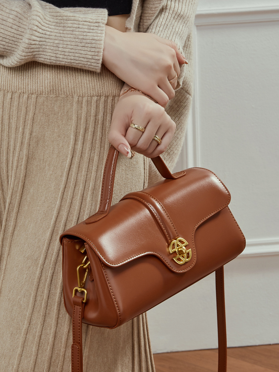 Lockclasp Mini Top-Handle Crossbody — Affordable Luxury view 2