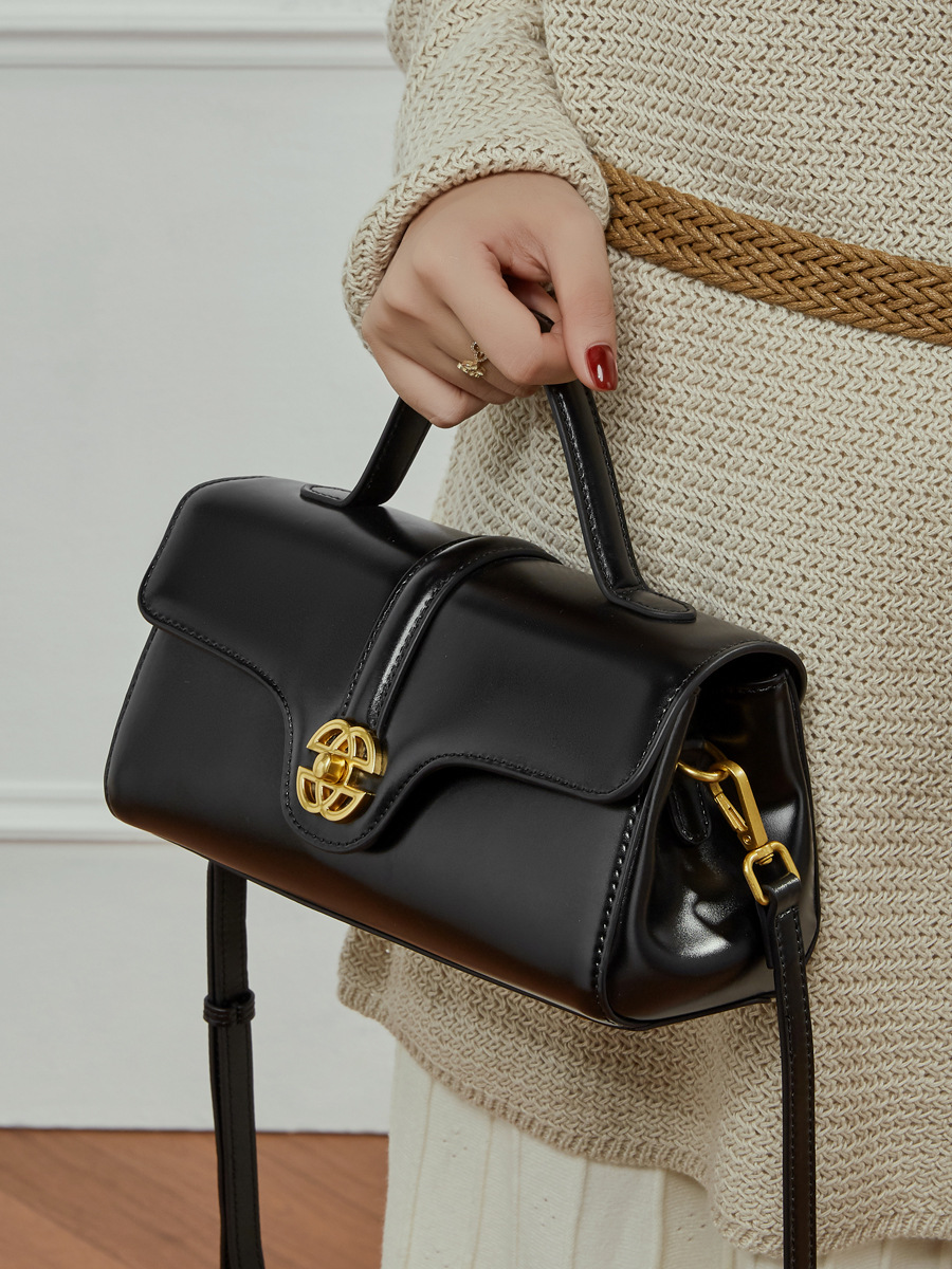 Lockclasp Mini Top-Handle Crossbody — Affordable Luxury view 4