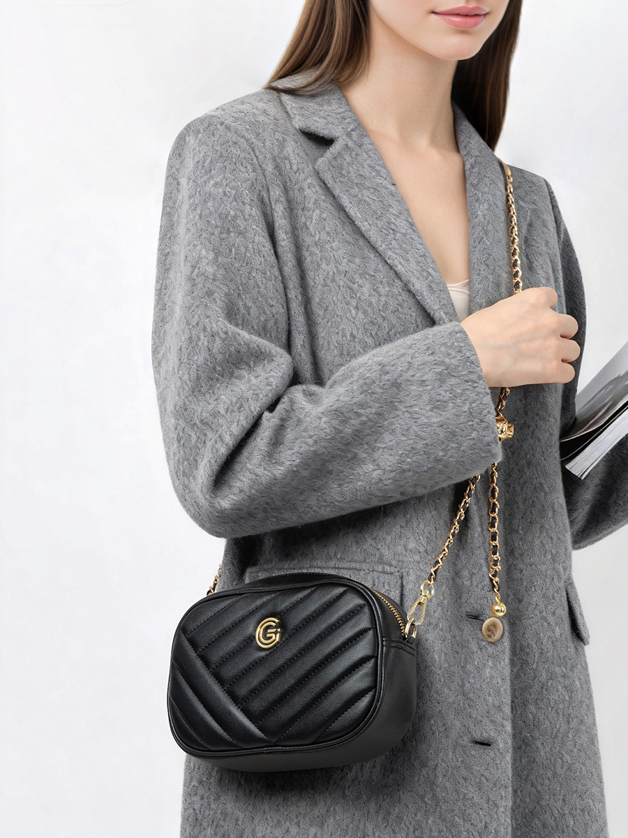 YY-CRO-028 multi-function mini square crossbody in off-white — wholesale boutique mini crossbody YANYAN
