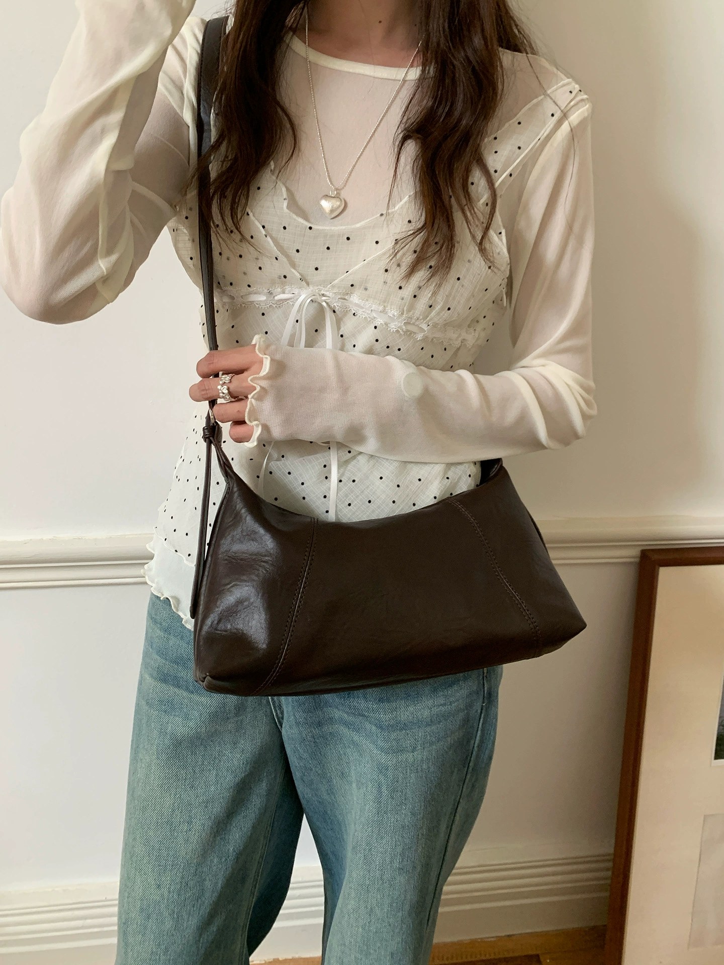Bolso Cruzado de Cuero PU view 5