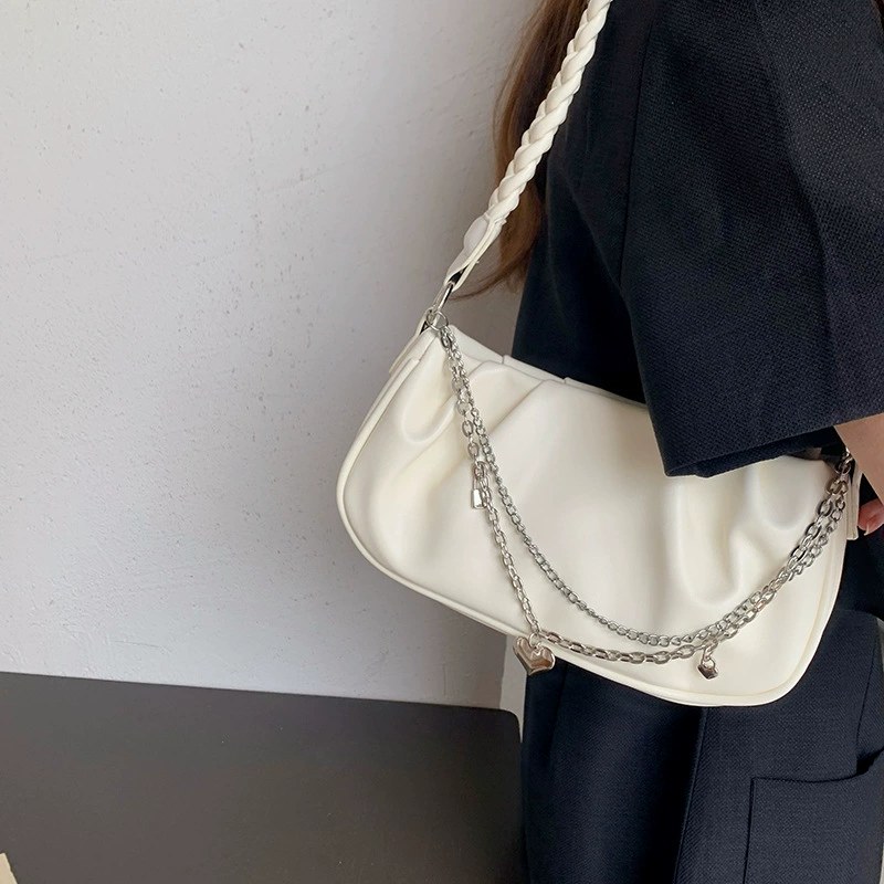 Woven Synthetic Crossbody Bag view 2