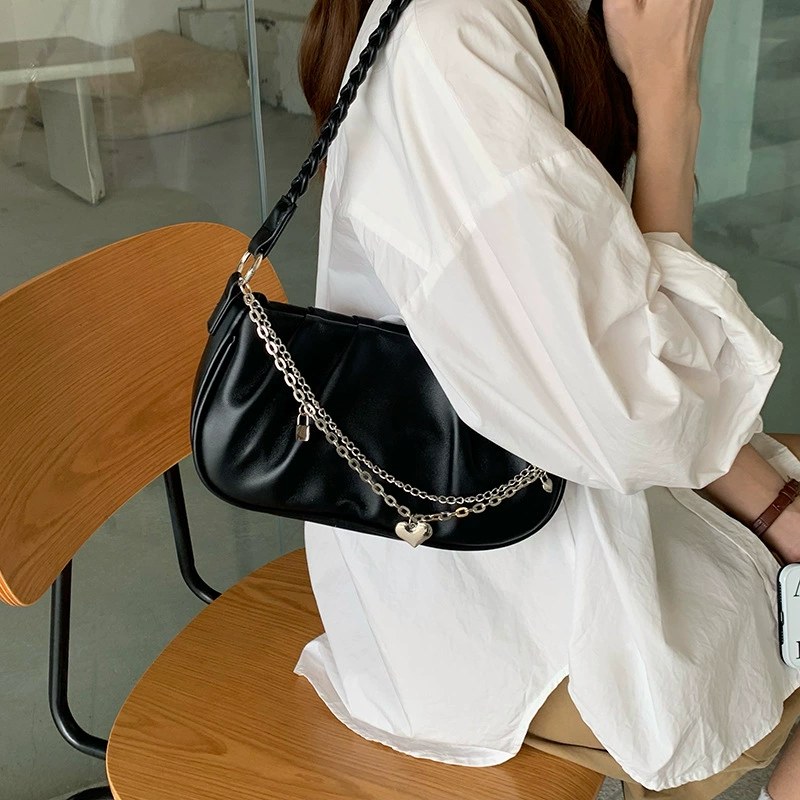 Woven Synthetic Crossbody Bag view 4