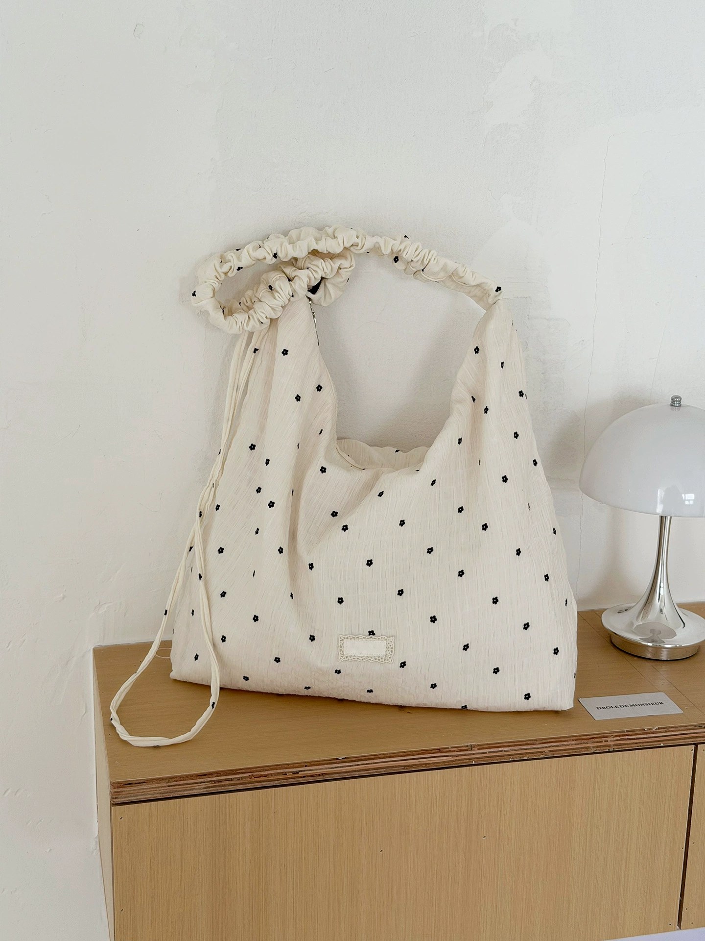 Cotton Canvas Crossbody Bag view 5