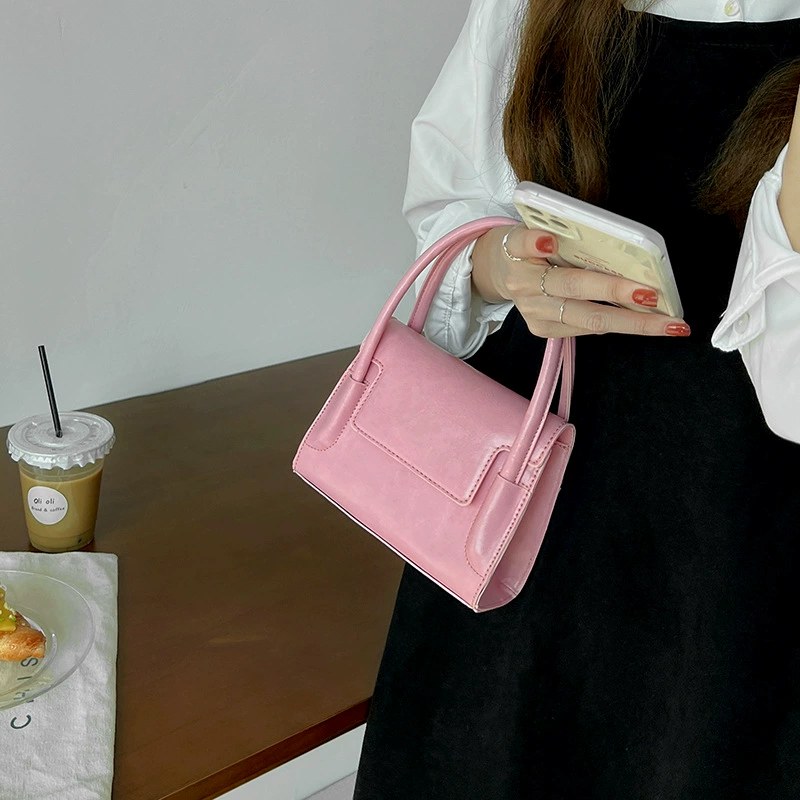 Pink PU Leather Crossbody Bag for wholesale OEM — YANYAN Bags Guangzhou handbag factory
