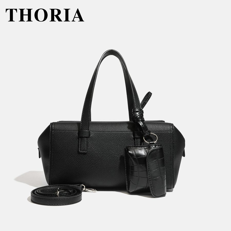 Large Minimalist Boston Crossbody Bag