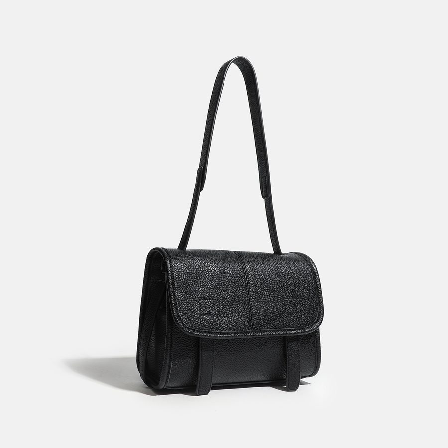 Vintage Flap Messenger Crossbody Bag view 3