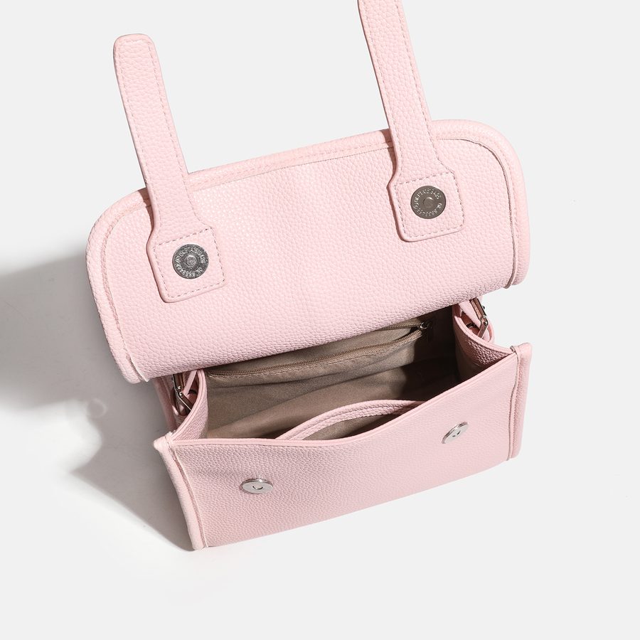 Vintage Flap Messenger Crossbody Bag view 4
